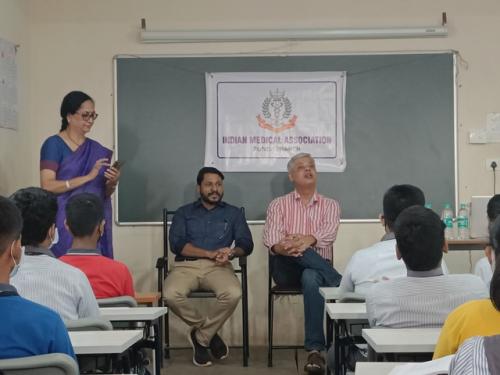 First aid workshop with Dr Dev, Dr Mahambre, Dr Raj and Dr Kerkar held on March 31, 2023