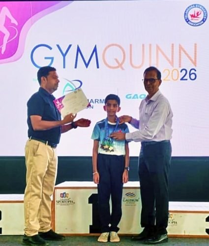 All India Level Gymnastics Championship 2026, held on 9–10 August 2026 in Hyderabad! ‍♂️Aaditya Ajeya Sahakari. secured an incredible 5 Silver Medals  and 1 Bronze Medal  at the All India level: Floor Exercise – Silver Pommel Horse – Silver Still Rings – Silver Vault – Silver Parallel Bars – Bronze Horizontal Bar – SilverYour dedication, discipline, hard work, and passion have truly paid off. ✨