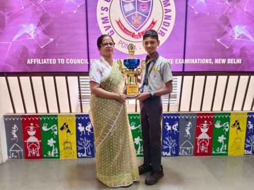 Congratulations to Anvay Borkar of Std IX, for securing the 8th Prize in the Open Category at the 2nd Saraswat Open Rapid Chess Tournament 2026, organized by Mathagramasth Saraswat Samaj, Margao-Goa, on 18th October 2026.