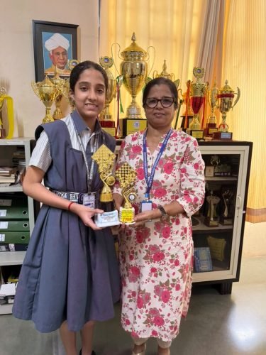 Arya Kamat Helekar secured 1st Place – Girls U-13Women's State Chess Championship / Selection 2026  5th Place – 3rd Ponda Taluka Open Rapid Chess Tournament 2026 ♟️Congratulations