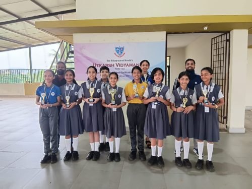 GVM's Chess in school tournament winners category U14 Girls