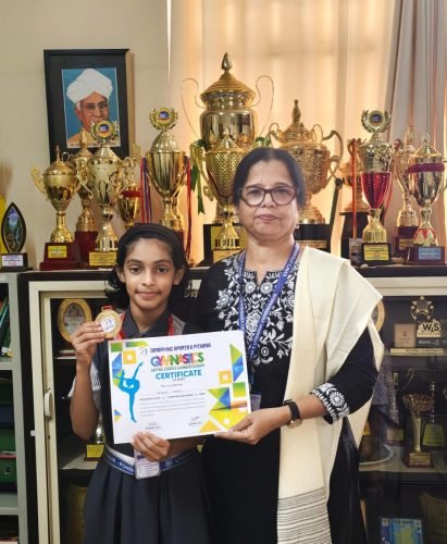 ‍♀️ Gymnastics Level Test Competition ‍♀️Congratulations to Aarohi Haria for securing an A Grade in the Level 1 Gymnastics Test, held at Kids Nest School, Ponda, Goa. 