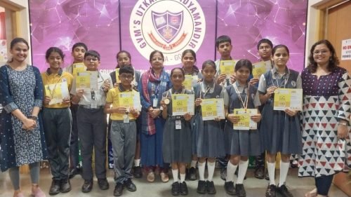 Recipient of Gold medal of Excellence and certificate of merit for Maths Olympiad examination 2025- 26. (Middle and High school section)