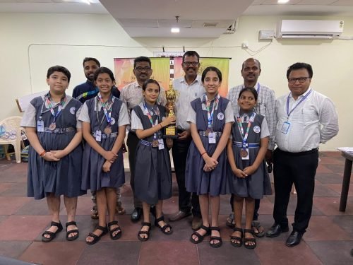 Congratulations to our U-14 Girls Team for securing 3rd Place at the State-Level Interschool Chess Competition! ♟️The competition was organized by DSYA at the Indoor Hall, Campal, Panjim, Goa. Congratulations, Champions! 