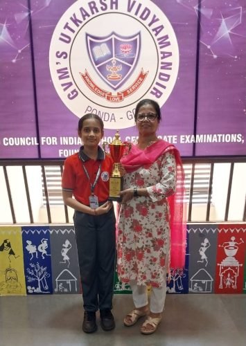 Avani Savoikar (VIA) for winning the1st Place at U11 Girl (Goa) at 4th All India Open FIDE Rapid Rating Chess Tournament 2026 ♟️ by UNITY CLUB