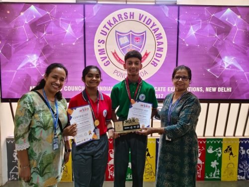 In World STEM and Robotics Olympiad (WSRO) Regional competition, our student Miss Avni Anand Gaikwad and Abhinav Singh Anand won Special Prize in Robotics Construction Challenge