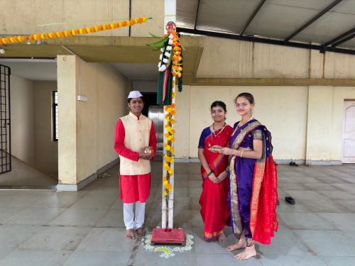 Toran making SUPW Activity -Gudi Padwa celebration on April 8,2024