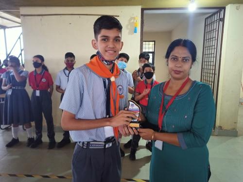 Varad Palvankar got an Appreciation award for participation in a Chess tournament.