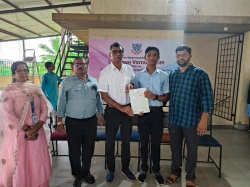 We at GVM’s Utkarsh Vidyamandir are pleased and honoured to announce that our students of ICSE year 2024 have been recognised and honoured with a prestigious certificate by CISCE for their academic performance and for being among the 0.1% of successful candidates in the ICSE year 2024 Examination in a particular subject. Rizan Shaikh and Durva Salil Bellekar for Environmental Applications, Diya Pradeepkumar Pandey for French and Chinmayi Anup Netalkar for Computer Applications are the recipients of the prestigious certificates. The President of GVM’s General Body Shri Bhaskar Khandeparkar, Chairman of GVM’s Working Committee Shri Krishna Shetye, Vice Chairman Shri Ashok Nagvenkar,members of working committee, Principal and Staff of GVM’s Utkarsh Vidyamandir extend blessings and congratulations to the students for their outstanding achievement.
