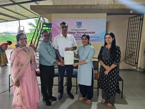 We at GVM’s Utkarsh Vidyamandir are pleased and honoured to announce that our students of ICSE year 2024 have been recognised and honoured with a prestigious certificate by CISCE for their academic performance and for being among the 0.1% of successful candidates in the ICSE year 2024 Examination in a particular subject. Rizan Shaikh and Durva Salil Bellekar for Environmental Applications, Diya Pradeepkumar Pandey for French and Chinmayi Anup Netalkar for Computer Applications are the recipients of the prestigious certificates. The President of GVM’s General Body Shri Bhaskar Khandeparkar, Chairman of GVM’s Working Committee Shri Krishna Shetye, Vice Chairman Shri Ashok Nagvenkar,members of working committee, Principal and Staff of GVM’s Utkarsh Vidyamandir extend blessings and congratulations to the students for their outstanding achievement.