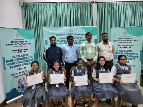 Secured 4th place at State level inter school chess competition in U14 Girls category  Participants - Samprita Talekar, Shriya Ramanan, Asmi Naik, Sriya Gaunekar, Laxmi Velingkar 