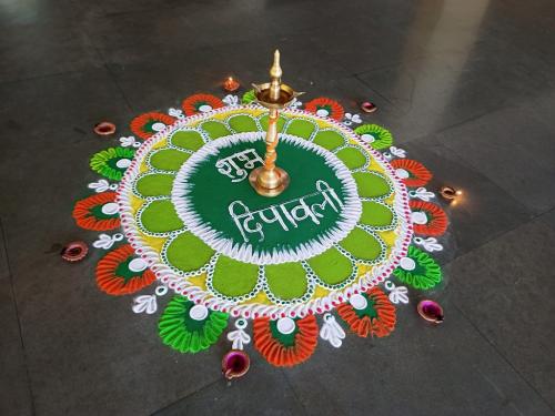 Rangoli competition held on 15th October 2022