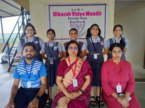 Utkarsh Vidyamandir secured second place at the Ponda taluka inter school Table tennis tournament in U17 girls category.