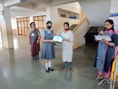 Sana Pradeep Tanavade of std IX participated in Sweet Symphony at Panache 2022, an Interschool online competition
