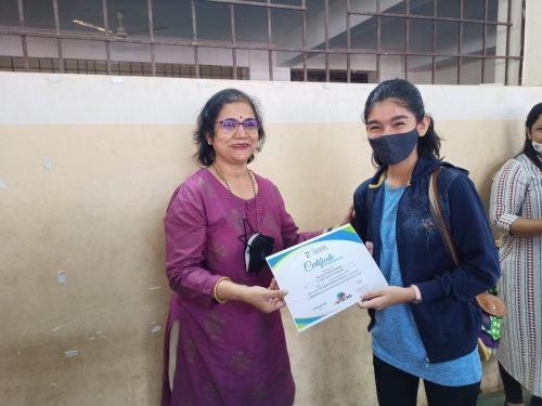 Shreejita Subhankar Banerjee of std VII participated in ‘Ek Jhanki Hindustan Ki’ at Panache 2022, an Interschool online competition