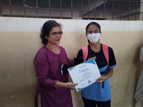 Purvishri Reddy Bijjam of std VII participated in Articulate Your Words Well (English Elocution Competition) at Panache 2022, an Interschool online competition
