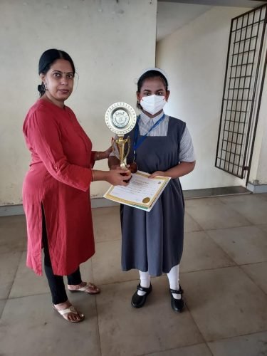 We are immensely proud to announce that Ms. Ayushi Naik of std. VII who had taken part in the SpellBee competition organized by the English Wizard Foundation for 2021-2022 has secured 23rd rank at the National level. She was the first rank holder at the state level for the same. We at G.V.M's Utkarsh Vidyamandir wish to congratulate her and her family on this tremendous achievement.