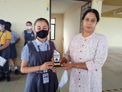 Bhavya Sharma from std VII participated in the GVM's Chess in School.