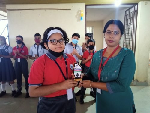 Laxmi Velingkar got an Appreciation award for participation in a Chess tournament.