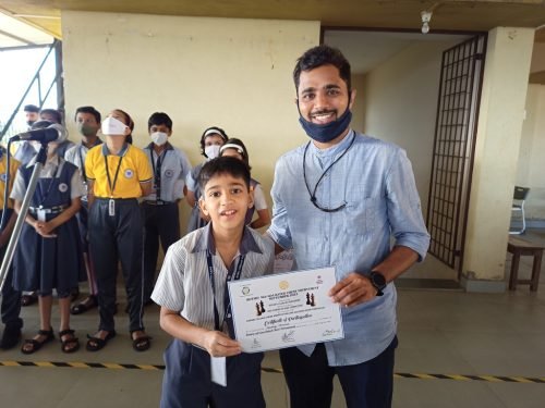 Certificate of participation awarded to Shashwat Upadhye by Rotary All Goa Chess Tournament 2022 