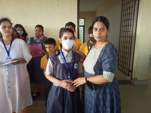 Sriya Gaunekar secured third place at IJKAI-Goa State Karate Tournament 2022 under 12 years category