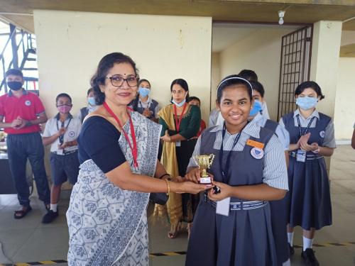 Ayushi Naik participated in अखिल गोंय कोंकणी पथनाट्य सर्त organised by Manovikas School, Margao