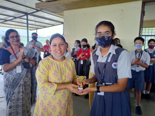 Durva Bellekar participated in अखिल गोंय कोंकणी पथनाट्य सर्त organised by Manovikas School, Margao